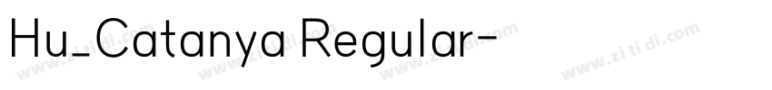 Hu_Catanya Regular字体转换